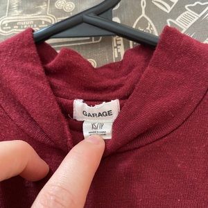 Garage semi turtle neck top